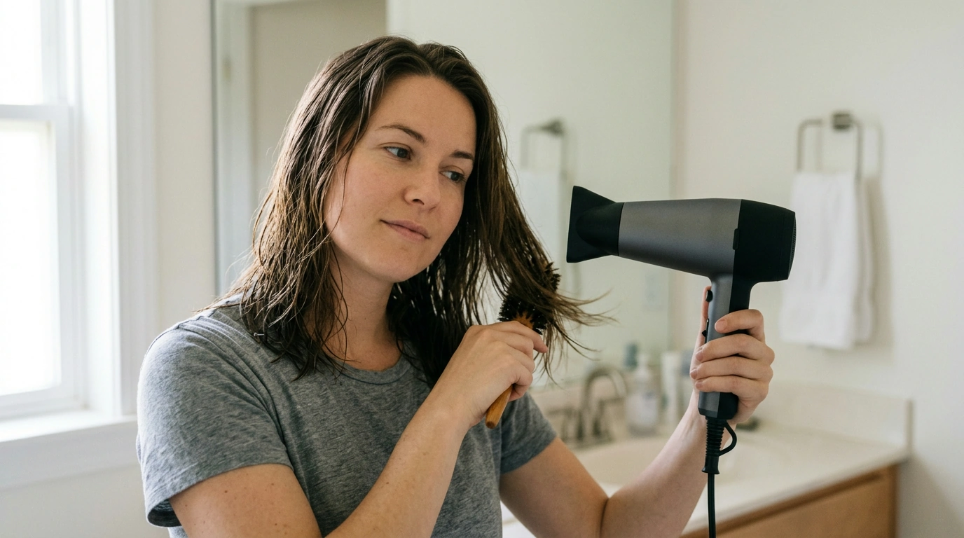 A Smarter Blow-Dry Routine with a 2000W Ionic Hair Dryer